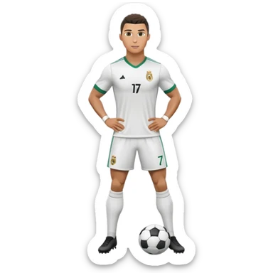 A full body picture of cristiano ronaldo sticker