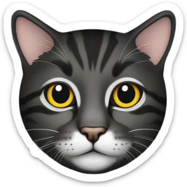 Cat blck sticker