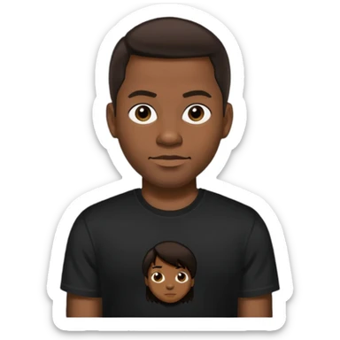 Cedric "K-Ci" Hailey (b.1969) with dark brown hair sticker