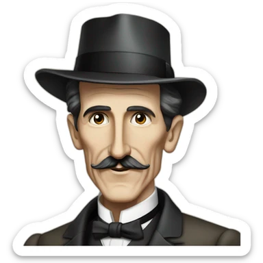 Morrocan Nikola Tesla living in Montreal sticker