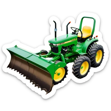 Plow - John Deere 644 (Model Year: 2022) (Iconic colour: Green) sticker
