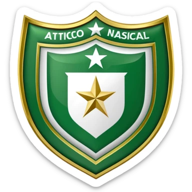 Escudo de atletico nacional  sticker