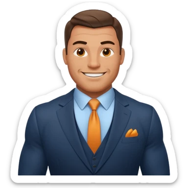 Make me a nice super cool and very huge man who knows all the things about everyone sticker