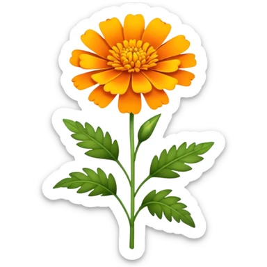 marigold  sticker