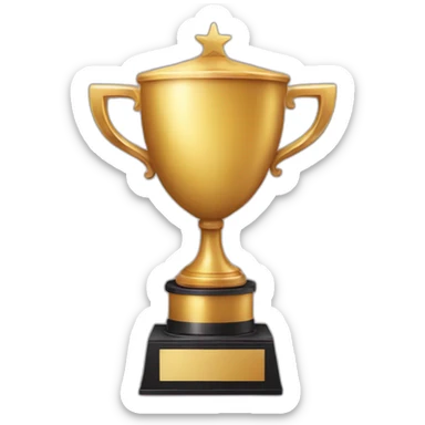award trophy sticker