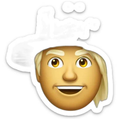 Donald Trump with tinfoil hat on sticker