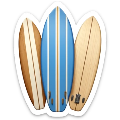 Surf board sticker