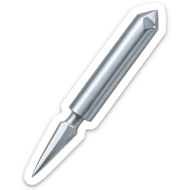 Metal sharp nail with flat nail head  sticker