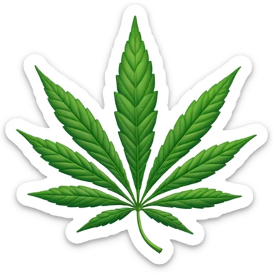 Marijuana sticker