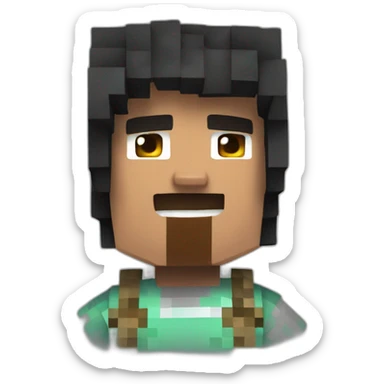 minecraft alex sticker