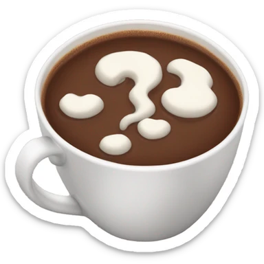 Hot chocolate  sticker