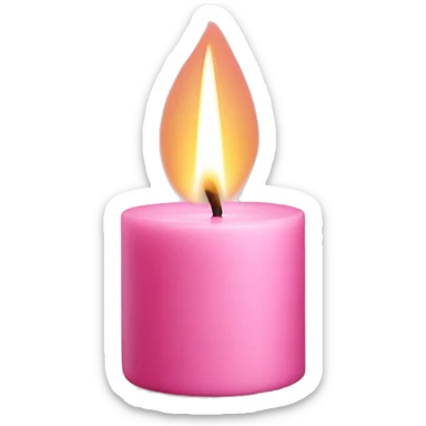 Pink Dior candle  sticker