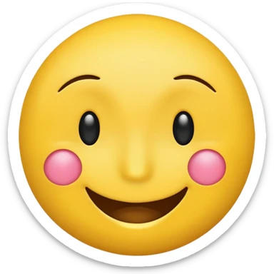 Emoji, smiley face with 1 eye closed sticker