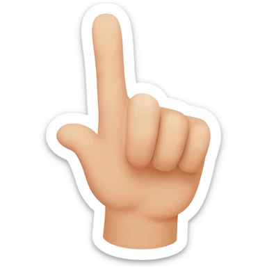 Index Pointing at the Viewer sticker