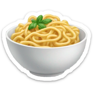 bowl of noodles sticker