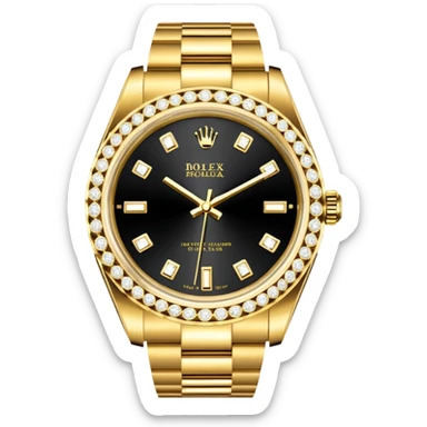 diamond rolex emoji sticker