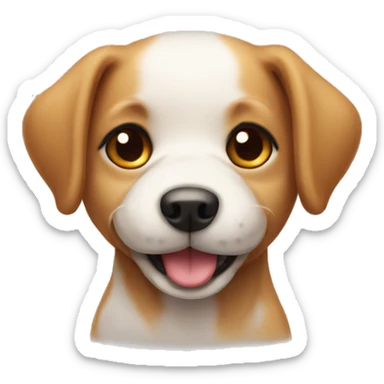 Cute dog sticker