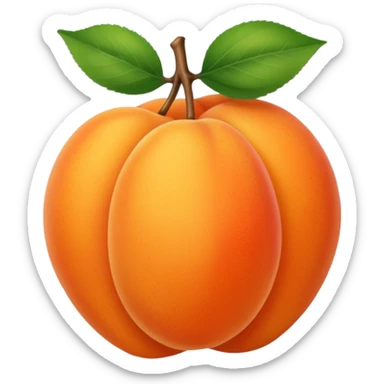 El albaricoque (conocido en países  sticker