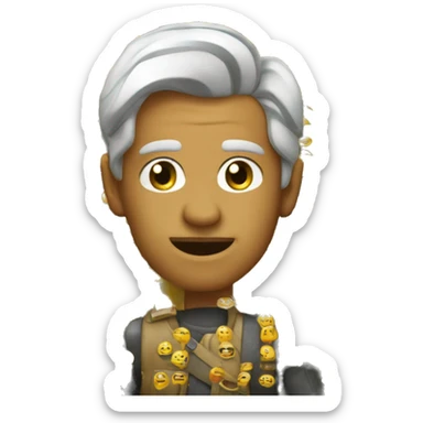 Sarılan siyah saçlı ve sarı saçlı kızlar sticker