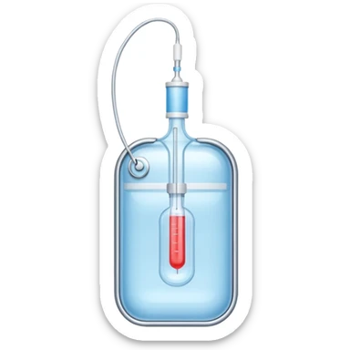medical IV Bag pain medication sticker