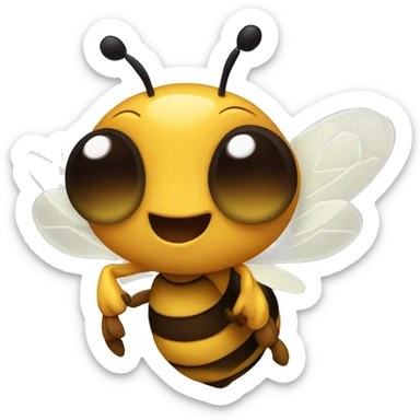 honeybee sticker