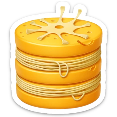 cheese threads sticker