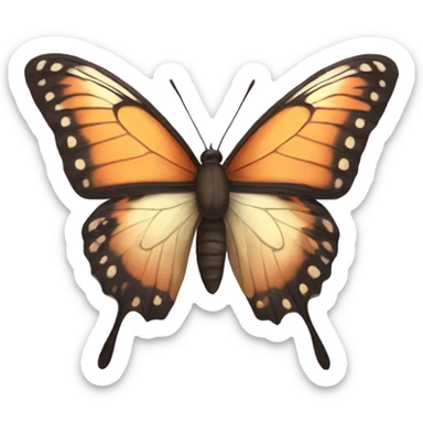 Butterfly sticker