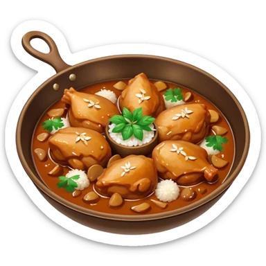 chicken pork coconut adobo sticker