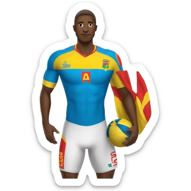 Maillot du congo sticker