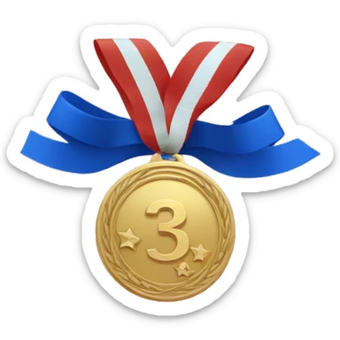 4th place medal sticker