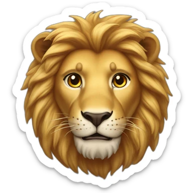 lion hero sticker