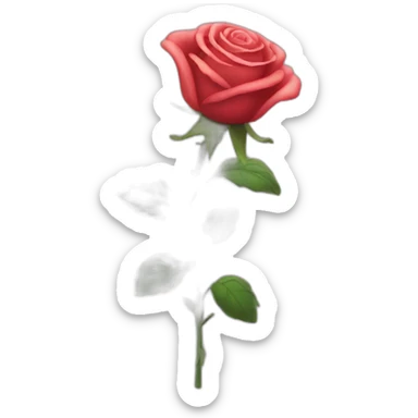 Two roses for two barbies sticker