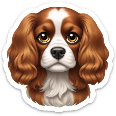 Cavalier king charles spaniel sticker