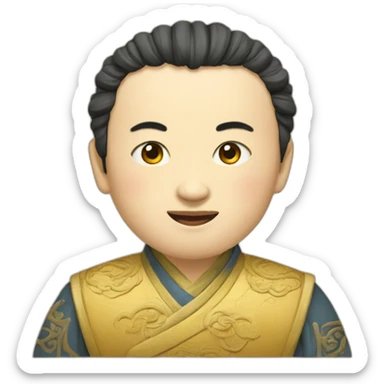 The face of the beloved in medieval China sticker