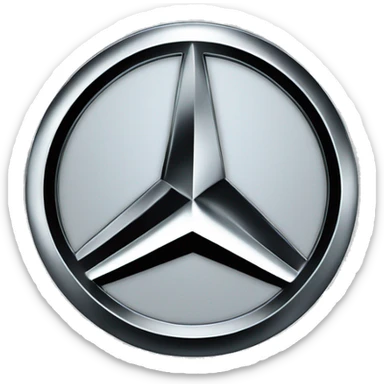 Mercedes benz logo sticker