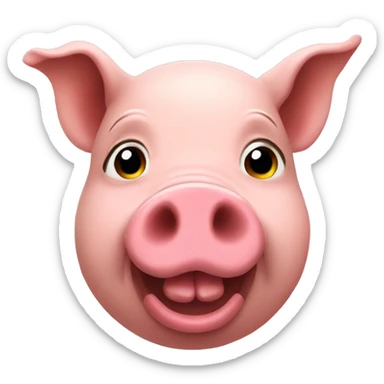 Pig sticker