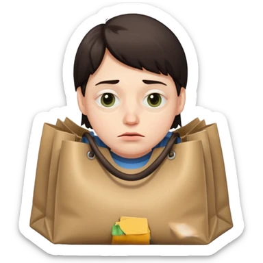 Face with Bags Under Eyes Emoji sticker