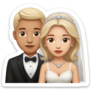 Wife with huspand sticker