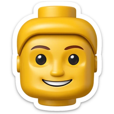 Lego Head sticker