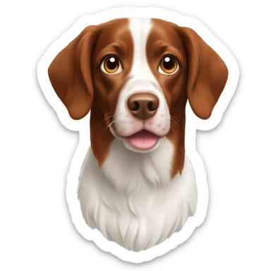 Brittany spaniel  sticker