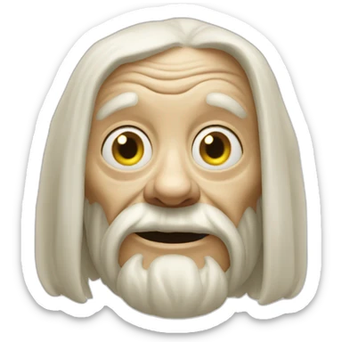 Silly smeagol swedish sticker