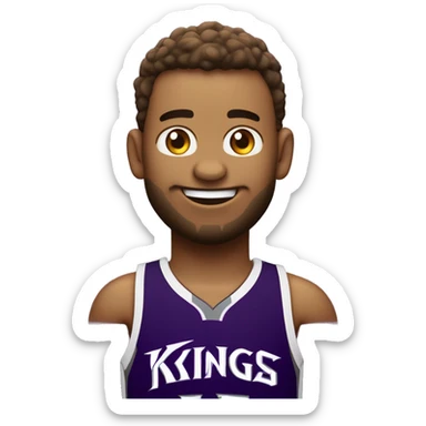 Cria uma lanterna com luz intensa e brilhante a projetar um feixe roxo poderoso, semelhante ao icónico 'Light the Beam' dos Sacramento Kings.  sticker