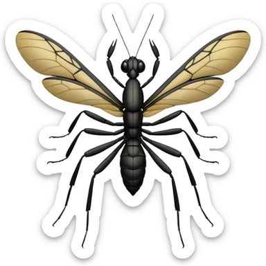 black mantişs sticker