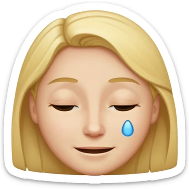 Haci está perfecto solo necesito que cierre un ojo sticker