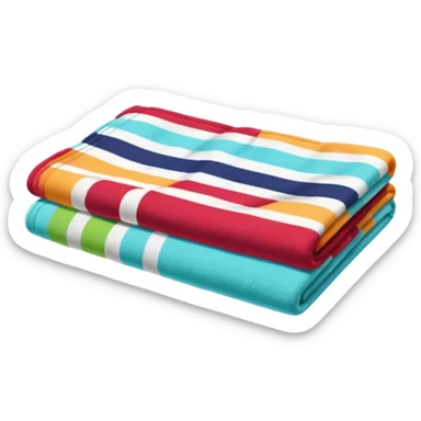 beach towel sticker