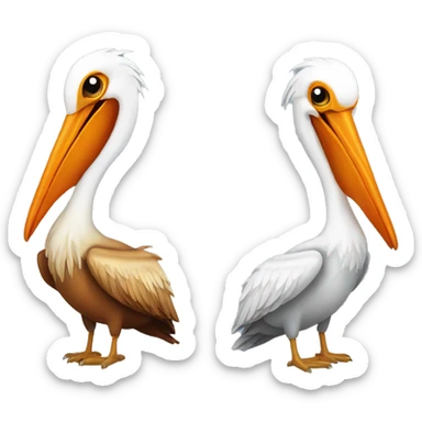 Pelican and Phoenix sticker