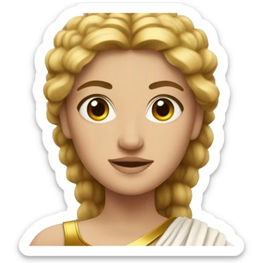 Greek goddess sticker