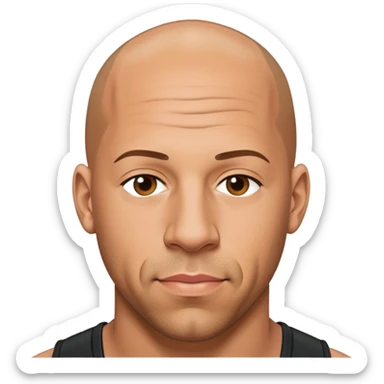 Vin diesel sticker