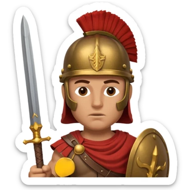 roman soldier sticker