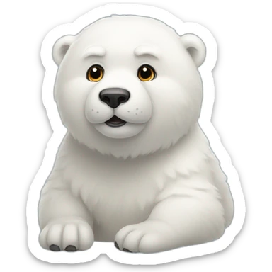 Ours polaire sticker
